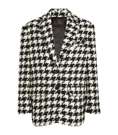 ANINE BING ANINE BING HOUNDSTOOTH QUINN BLAZER