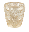 LALIQUE CRYSTAL ANEMONE CANDLE HOLDER