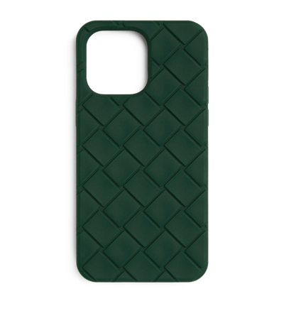 Bottega Veneta Iphone 14 Pro Max Case In Green