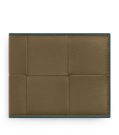 Bottega Veneta Leather Cassette Bifold Wallet In Brown
