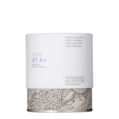 Advanced Nutrition Programme Skin Vitamin A, Supplements, 60 Capsules In White