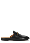 GUCCI PRINCETOWN LEATHER BACKLESS LOAFERS