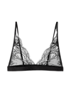 Fleur Of England Signature Boudoir Lace Soft-cup Bra In Black