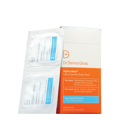 Dr Dennis Gross Skincare Dr. Dennis Gross Skincare Alpha Beta Gentle Daily Peel, Masks, 30 Days In White