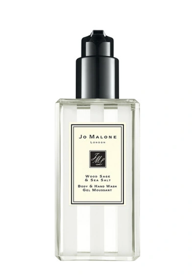 Jo Malone London Wood Sage & Sea Salt Body & Hand Wash 250ml In White
