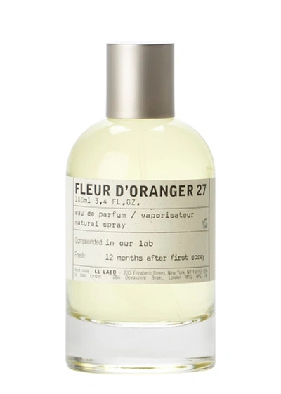 Le Labo Fleur D'oranger 27 Eau De Parfum 100ml In White