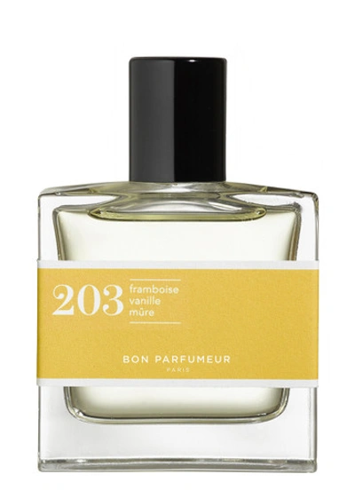 Bon Parfumeur 203 Raspberry Vanilla Blackberry Eau De Parfum 30ml In White