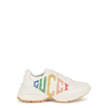 GUCCI RYTHON LOGO-PRINT LEATHER trainers