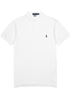 Polo Ralph Lauren Stretch-cotton Performance Tailored Polo Shirt In White
