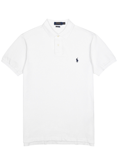 POLO RALPH LAUREN SLIM PIQUÉ-COTTON POLO SHIRT