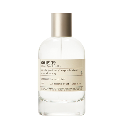 Le Labo Baie 19 Eau De Parfum 100ml, Crisp, Wet, Drenched Effect In White