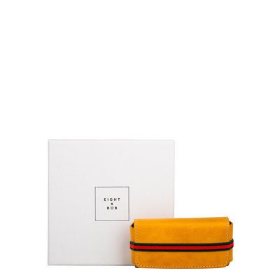 Eight & Bob Citron Leather Fragrance Case 30ml In White