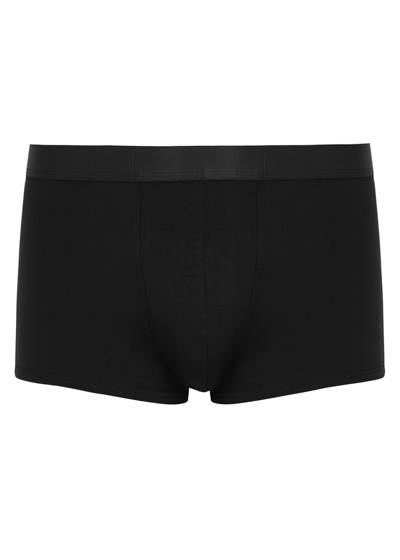 Cdlp Black Stretch-lyocell Boxer Trunks