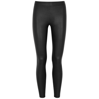 Vince Black Leather Leggings