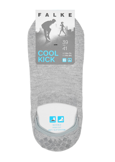 Falke Cool Kick Jersey Trainer Socks In Light Grey