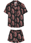 DESMOND & DEMPSEY SANSINDO TIGER PRINTED COTTON PYJAMA SET