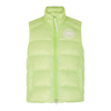 Canada Goose Cypress Branded-patch Shell-down Gilet In Green