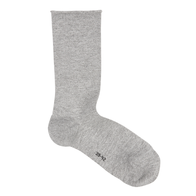 Falke Shiny Metallic-weave Socks In Grey