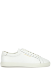 Saint Laurent 10mm Andy Leather Sneakers In White