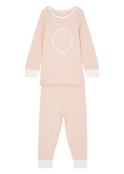 Mori Babies'  Snoozy Jersey Pyjama Set In Pink