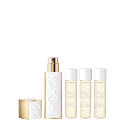 Kilian Woman In Gold Eau De Parfum Travel Set In White
