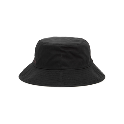 Acne Studios Brimmo Pink Cotton Bucket Hat In Black