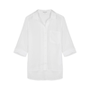Bella Dahl Long Sleeve Button Front Shirt In White