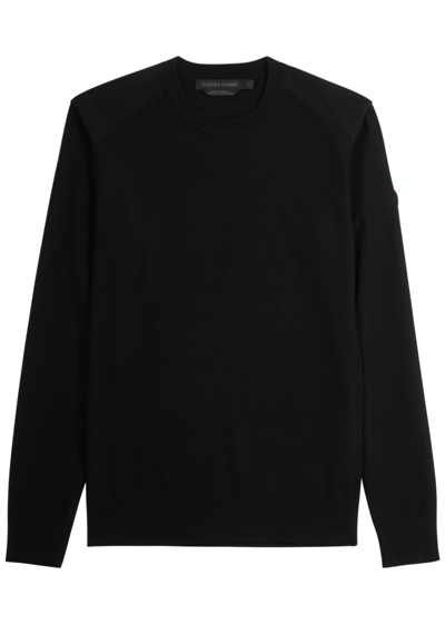 Canada Goose Dartmouth Merino Wool Jumper In Black