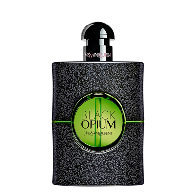 Saint Laurent Black Opium Eau De Parfum Illicit Green 75ml In White