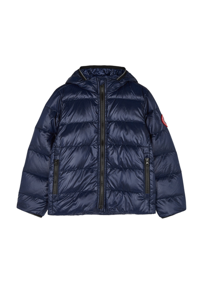 Canada Goose Kids Crofton Quilted Shell Jacket (2-6 Years) In Navy