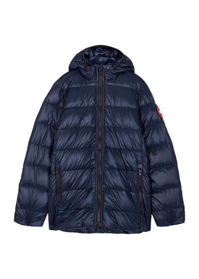 Canada Goose Kids Crofton Quilted Shell Jacket (8-14+ Years) In Navy