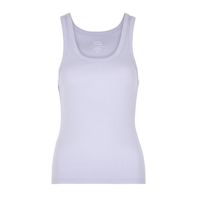 Colorful Standard Ribbed Stretch-cotton Tank In Lilac