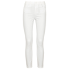 Paige Hoxton Cropped Skinny-leg High-rise Stretch-denim Jeans In White