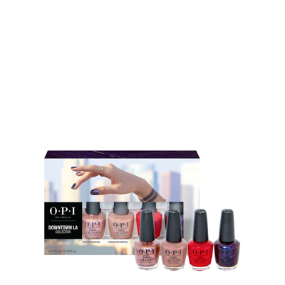 Opi Downtown La Collection Nail Lacquer 4 Piece Mini Pack In White