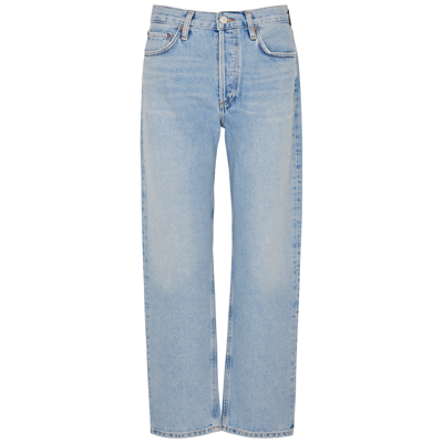 Agolde Wyman Light Blue Straight-leg Jeans