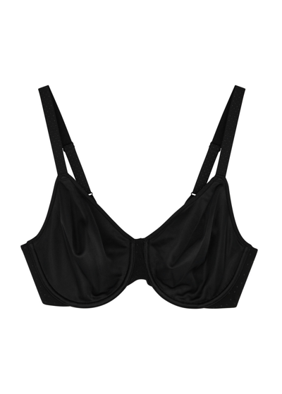 Wacoal Back Appeal Point D'esprit Underwired Bra In Black