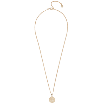 Chained & Able Mini St Christopher Gold-tone Chain Necklace