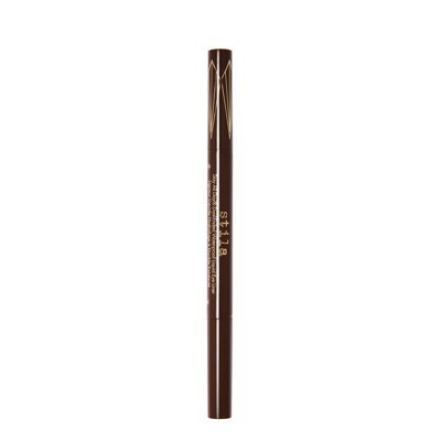 Stila Stay All Day Dual-ended Waterproof Liquid Eye Liner In Dark Brown