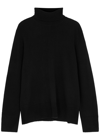 The Row Stepny Wool-cashmere Blend Jumper In Black