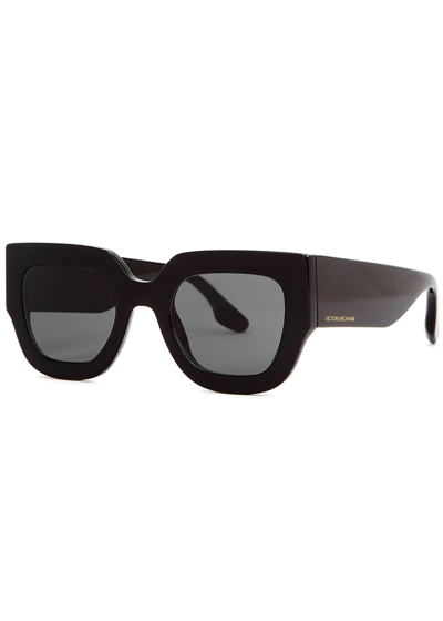 Victoria Beckham Black Square-frame Sunglasses