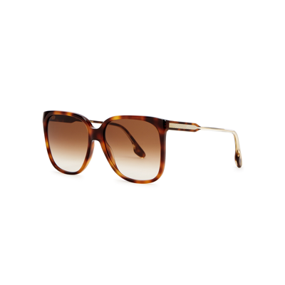 Victoria Beckham Tortoiseshell Square-frame, Sunglasses, Brown