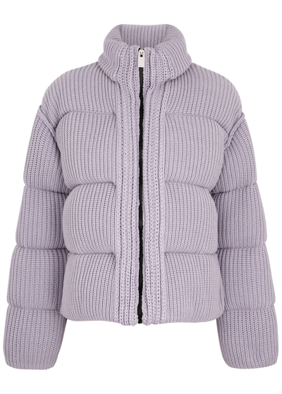 Moncler Genius 6 Moncler 1017 Alyx 9sm Padded Cardigan - Women's - Polyamide/viscose/goose Down In Purple