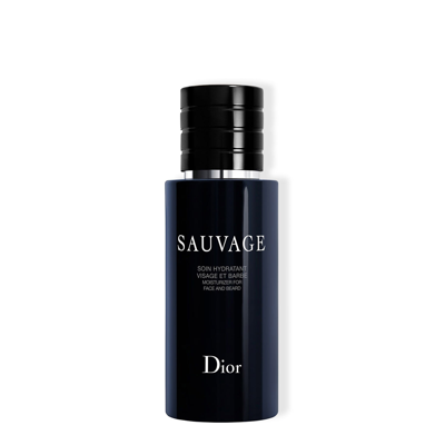 Dior Sauvage Face And Beard Moisturizer 75ml In White