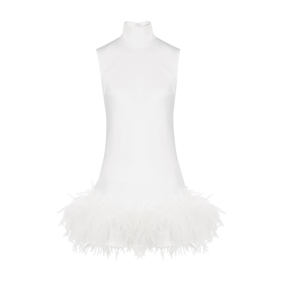 16ARLINGTON 16 ARLINGTON UMIKO FEATHER-TRIMMED MINI DRESS