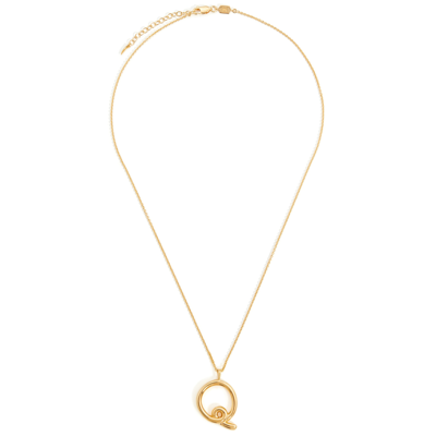 Missoma Q Initial 18kt Gold-plated Necklace