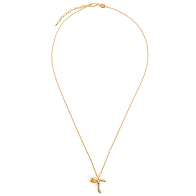 Missoma T Initial 18kt Gold-plated Necklace