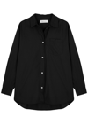 Skall Studio Edgar Organic Cotton Shirt In Black