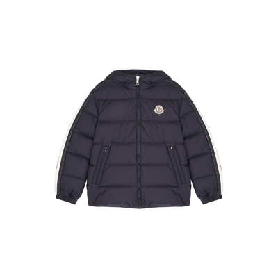 Moncler Kids Chrale Quilted Shell Jacket (8-10 Years) In Navy