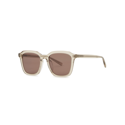 Saint Laurent Sl457 Transparent Square-frame Sunglasses