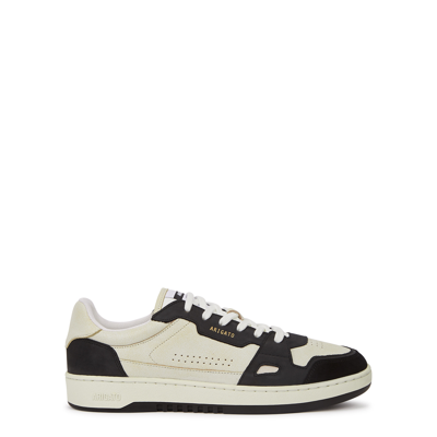 Axel Arigato Dice Panelled Leather Trainers In Beige/black